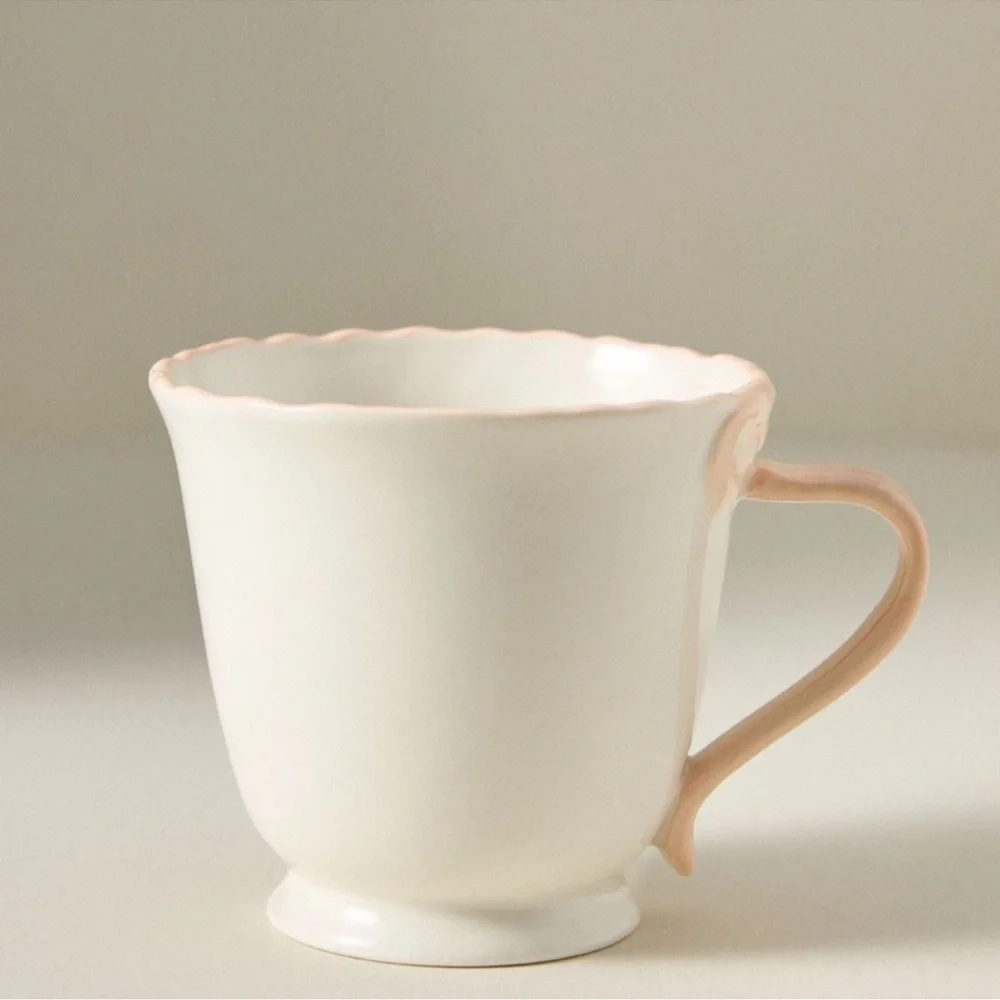Anthropologie Benedita Bow Stoneware Mug - Picture 2 of 3